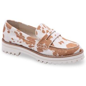 Dolce Vita Tan and White Loafers 8.5 wide
